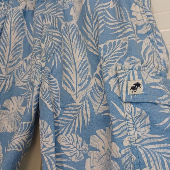 Surf & Swim Co Trunks Tropical Print Pull On Swim Trunks Mens Medium - Picture 3 of 8